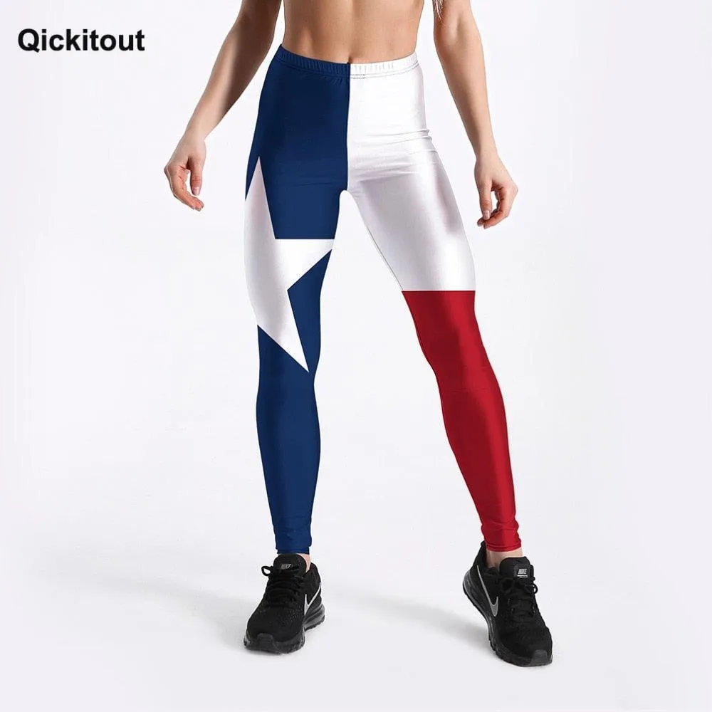 New Arrival Women Leggings - US Flag Style - Push Up Leggings - Casual Workout (BAP)(TBL)(F24)