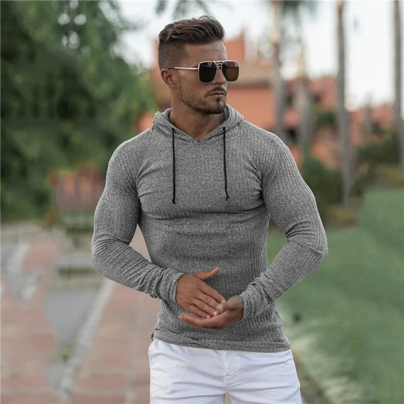 New Fashion Winter Hooded Sweater - Men Warm Turtleneck - Mens Sweaters - Slim Fit Pullover Men Classic  Sweaters (TM5)(CC1)(1U100)(TM7)(1U101)(1U100)