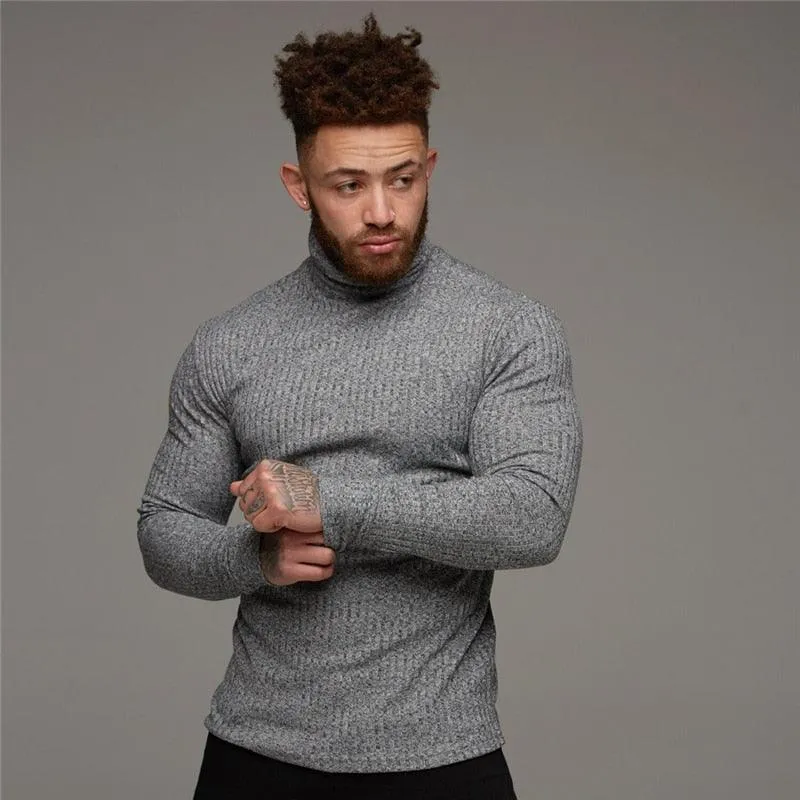 New Fashion Winter Hooded Sweater - Men Warm Turtleneck - Mens Sweaters - Slim Fit Pullover Men Classic  Sweaters (TM5)(CC1)(1U100)(TM7)(1U101)(1U100)