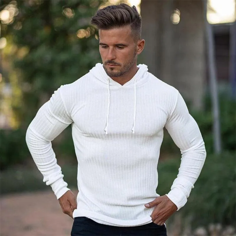 New Fashion Winter Hooded Sweater - Men Warm Turtleneck - Mens Sweaters - Slim Fit Pullover Men Classic  Sweaters (TM5)(CC1)(1U100)(TM7)(1U101)(1U100)