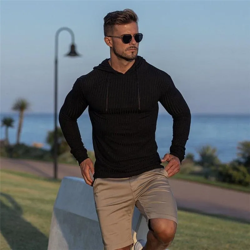 New Fashion Winter Hooded Sweater - Men Warm Turtleneck - Mens Sweaters - Slim Fit Pullover Men Classic  Sweaters (TM5)(CC1)(1U100)(TM7)(1U101)(1U100)