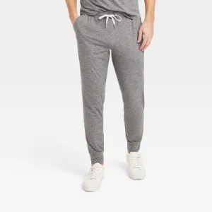 New - Men's Soft Stretch Joggers - All In Motion Heathered Black XXL