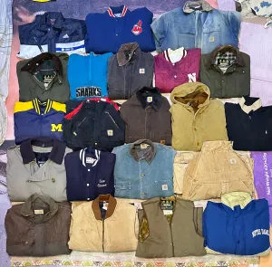 Original Carhartt/ CP Company/Burberry/ Barbour vintage jackets 21 piece