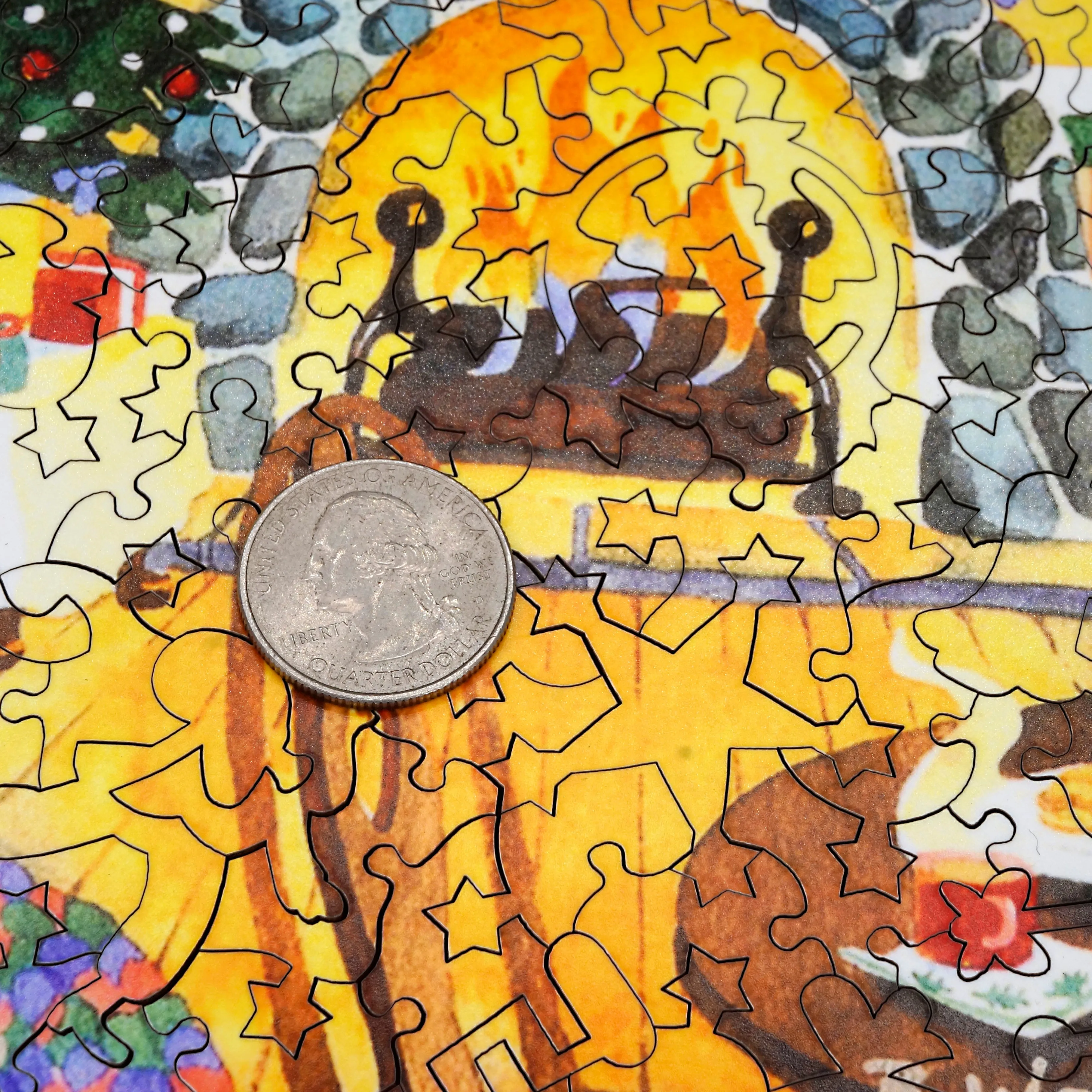 Peace on Earth (155 Piece Wooden Jigsaw Puzzle)