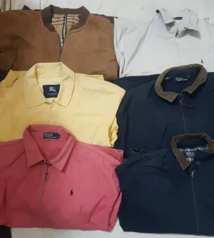 Polo Harrington jackets and Burberry jackets 9 pieces