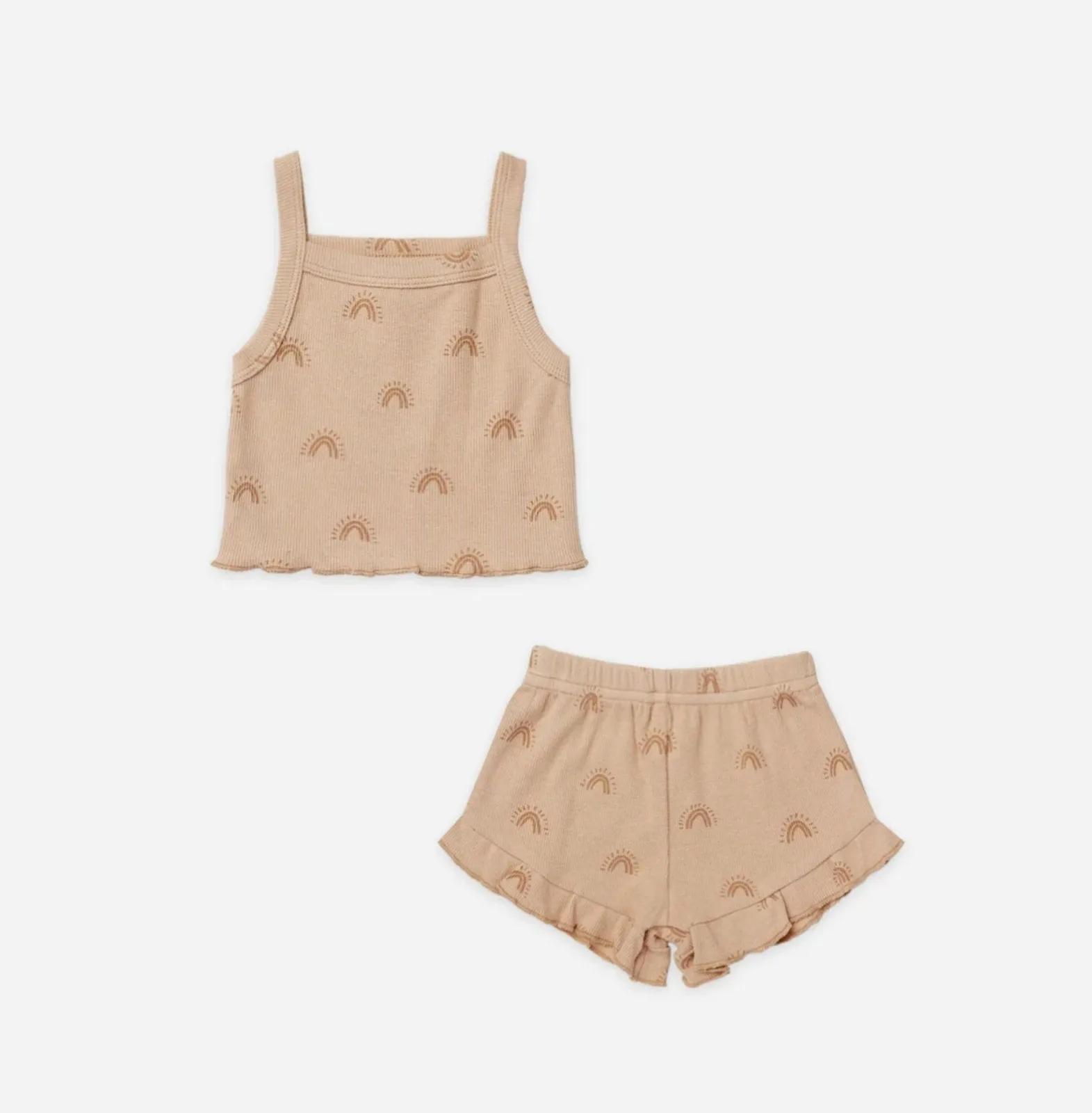 Quincy Mae Evie RAINBOWS Tank and Shortie Set