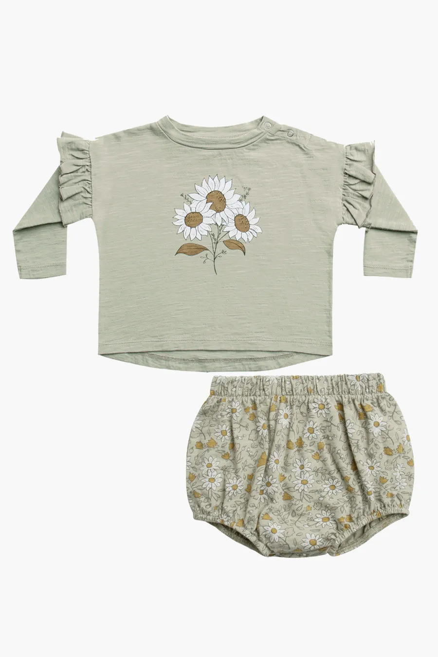 Rylee   Cru Wildflowers 2-Piece Baby Set