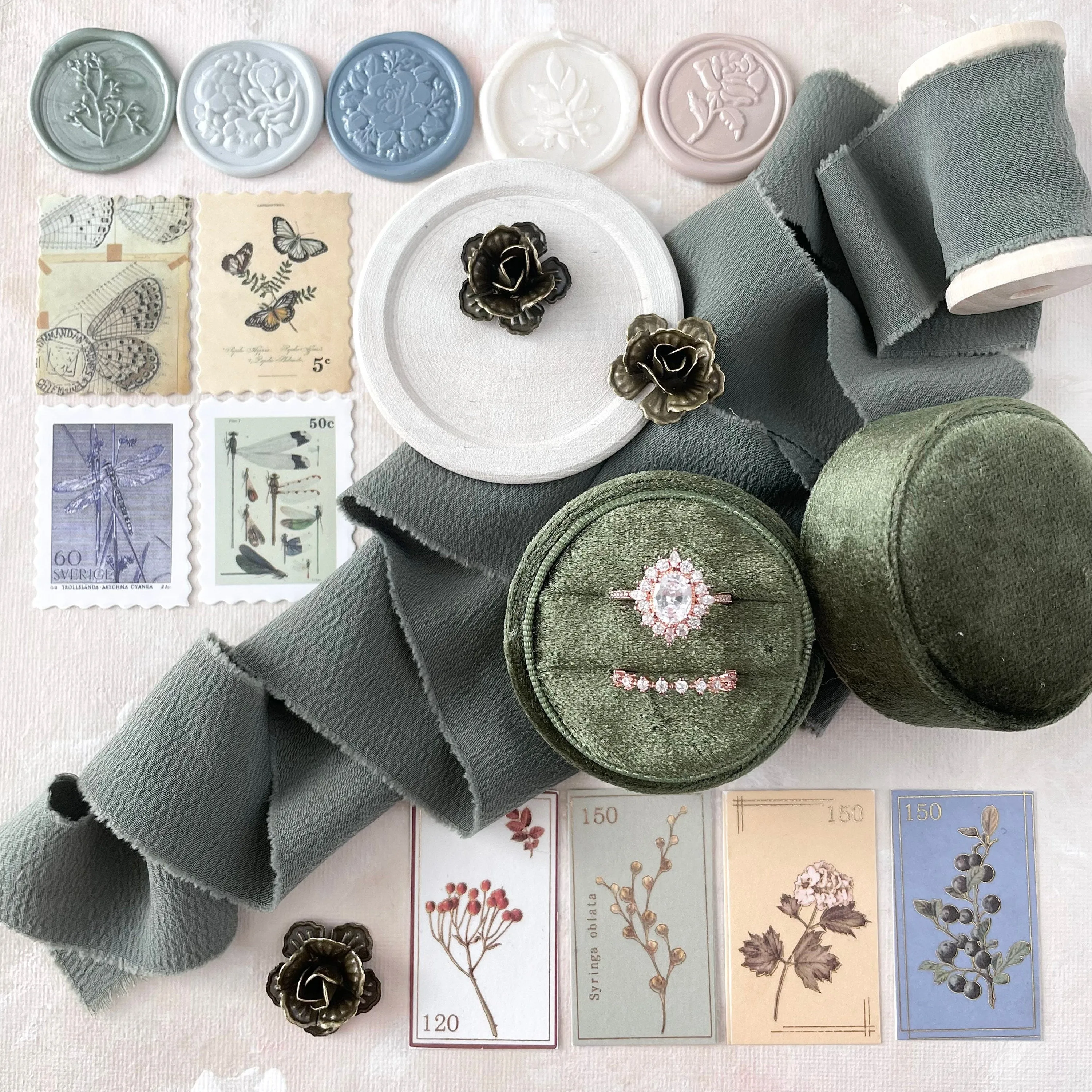 Sage Green Styling Ribbon