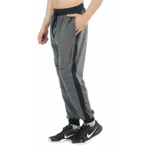 SLAY. Men's Dark Grey Joggers with Black side stripe