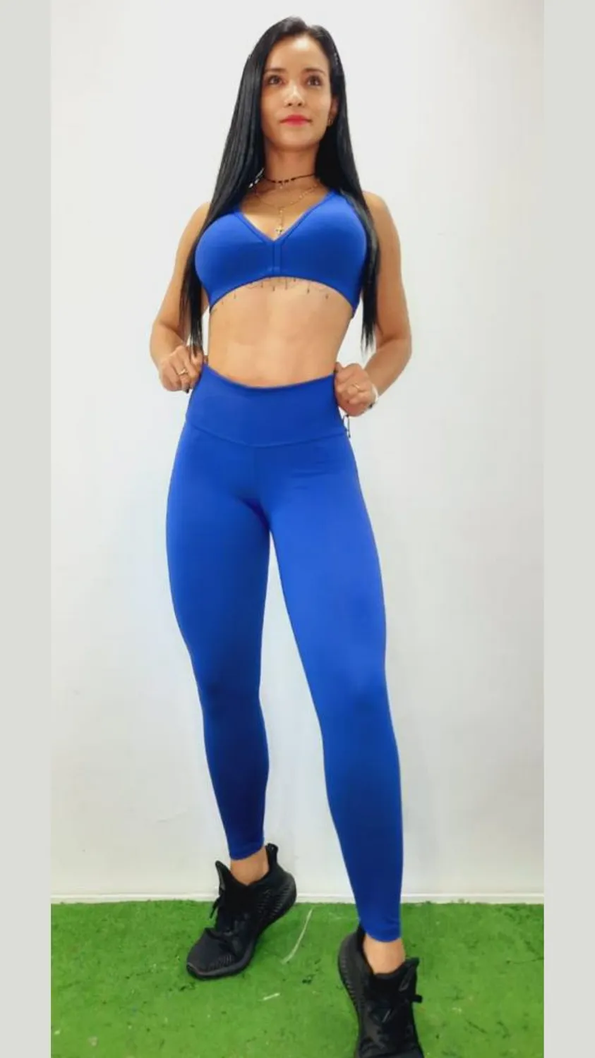 Solid Women Supplex Set Activewear Two Pieces