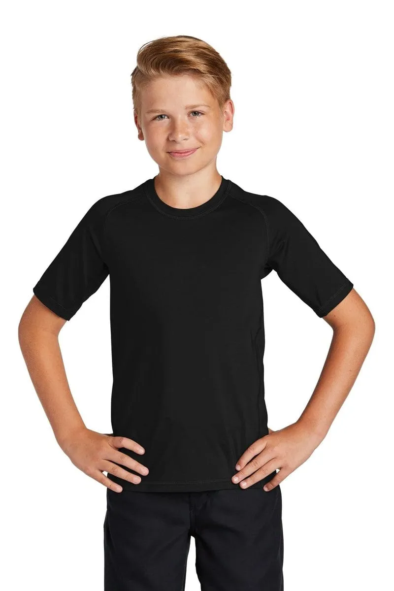 Sport-Tek YST470: Youth Rashguard Tee