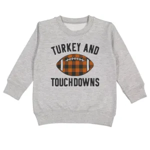 Sweet Wink Boys Grey TURKEY and TOUCHDOWNS Sweatshirt