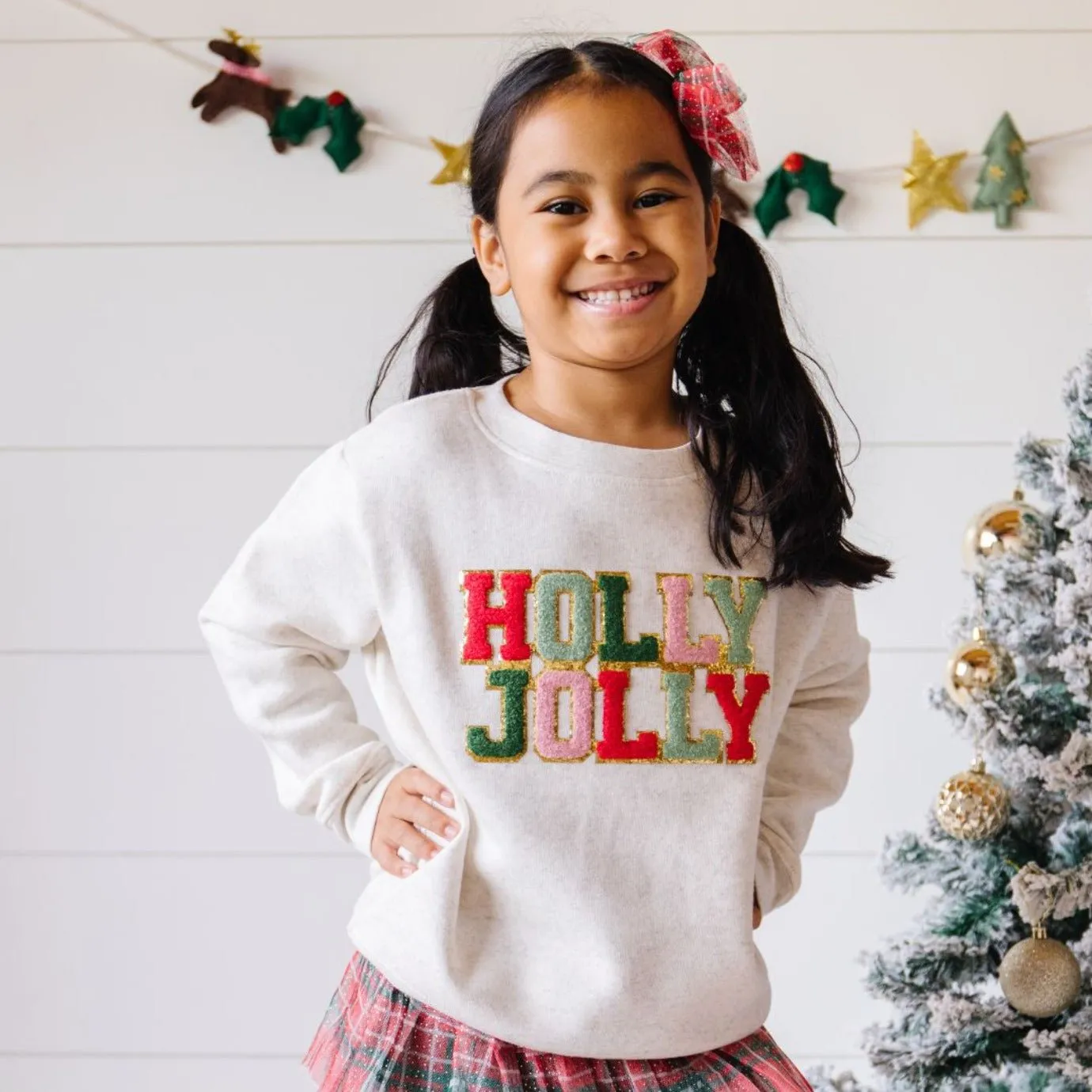 Sweet Wink Girls HOLY JOLLY Holiday Sweatshirt