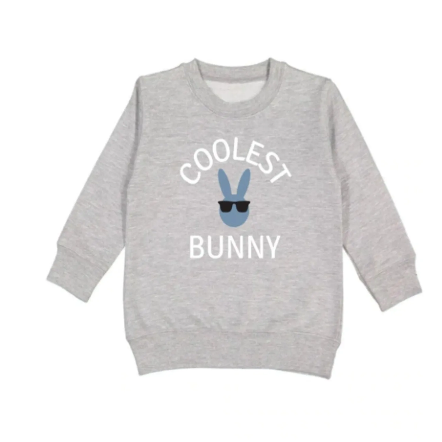 Sweet Wink Toddler To Youth Boys Grey COOLEST BUNNY Sweatshirt