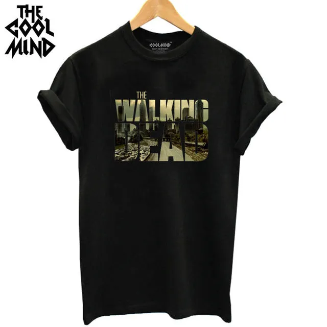 The Walking Dead printed unisex T shirt