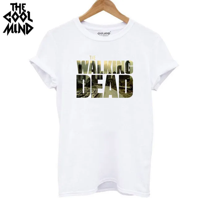 The Walking Dead printed unisex T shirt