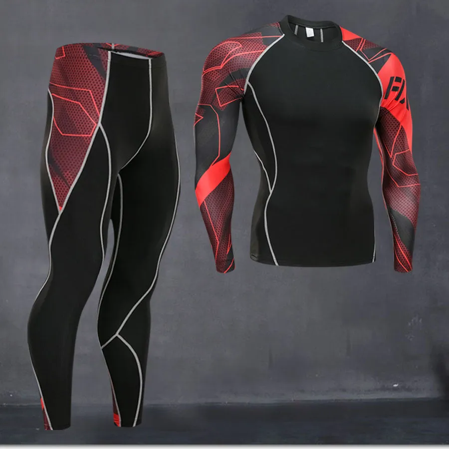 Thermal Compression Workout Fitness Active Wear for Men