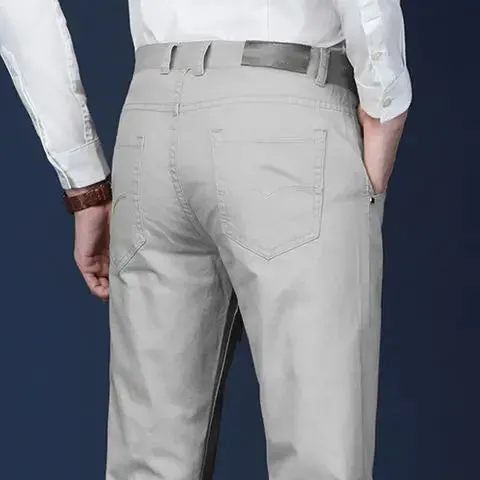 Thicken Men's Casual Sport Pants. Male Clothing. New Solid Full Straight Trousers