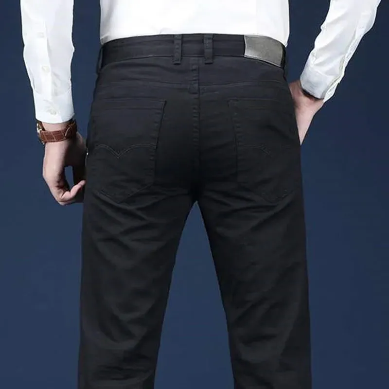 Thicken Men's Casual Sport Pants. Male Clothing. New Solid Full Straight Trousers