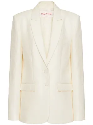 Valentino Jackets White