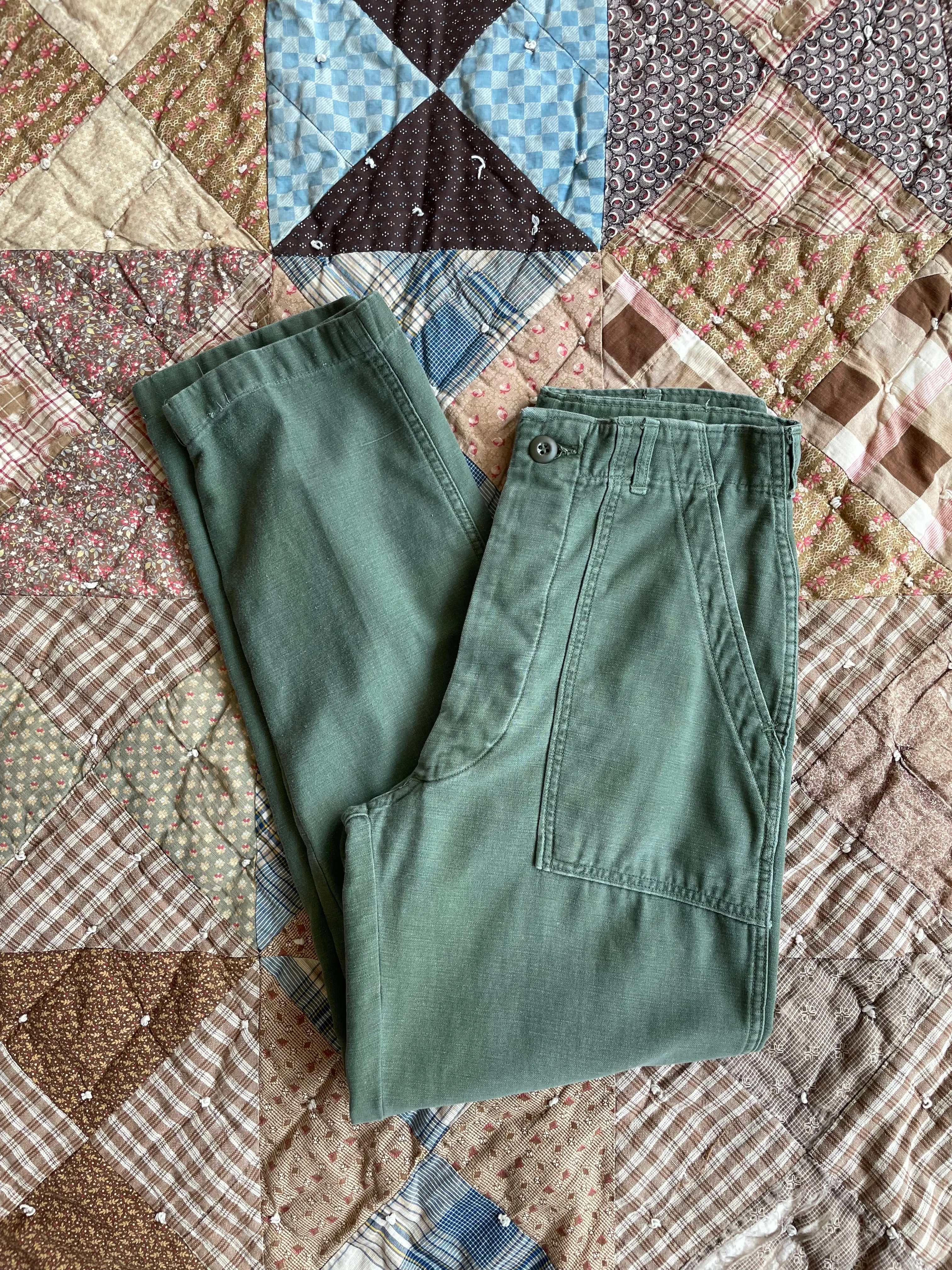 Vintage 1960s Army Issue Trousers