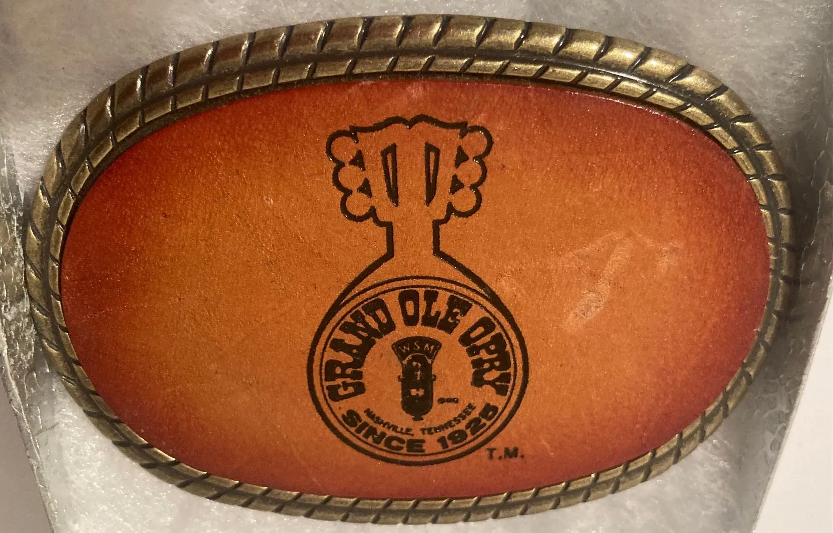 Vintage Metal Belt Buckle, Leather, Grand Old Opry, Quality, Heavy Duty, Fashion, Belts, Fun, Nice Design, Made in USA, Quality