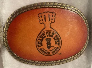 Vintage Metal Belt Buckle, Leather, Grand Old Opry, Quality, Heavy Duty, Fashion, Belts, Fun, Nice Design, Made in USA, Quality