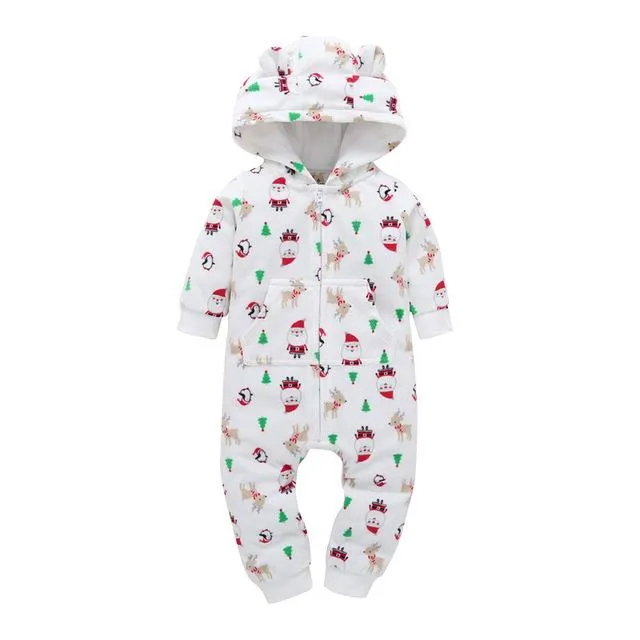 Winter Baby Romper hoodies kids clothing