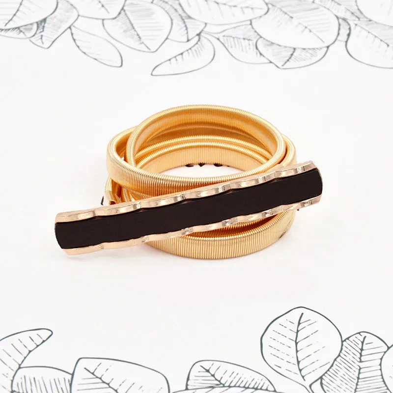 Women's Fashion and Style Elastic Skinny Waist Belt Collection