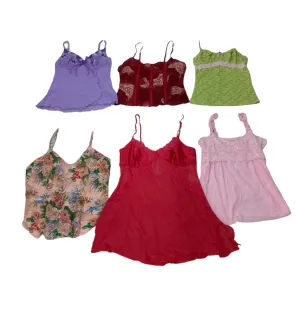 Y2k 2024 - Lace & Mesh Cute Tops Mix - 25 pcs